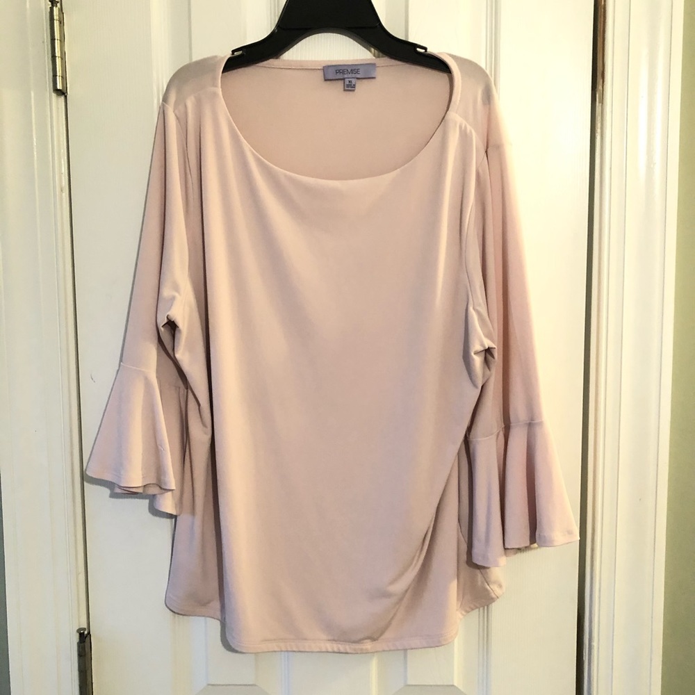Pink Premise XL Quarter Ruffled Sleeve Size XL